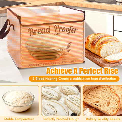 RusicEss large dough proofer drawer open shows spacious capacity for batches.