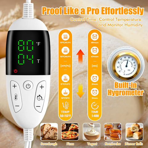 RusicEss temperature and humidity sensors monitor ideal dough conditions.