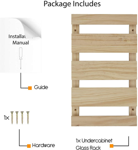 Rustic State Eze keeps glasses dust-free and protected from chips when stored.