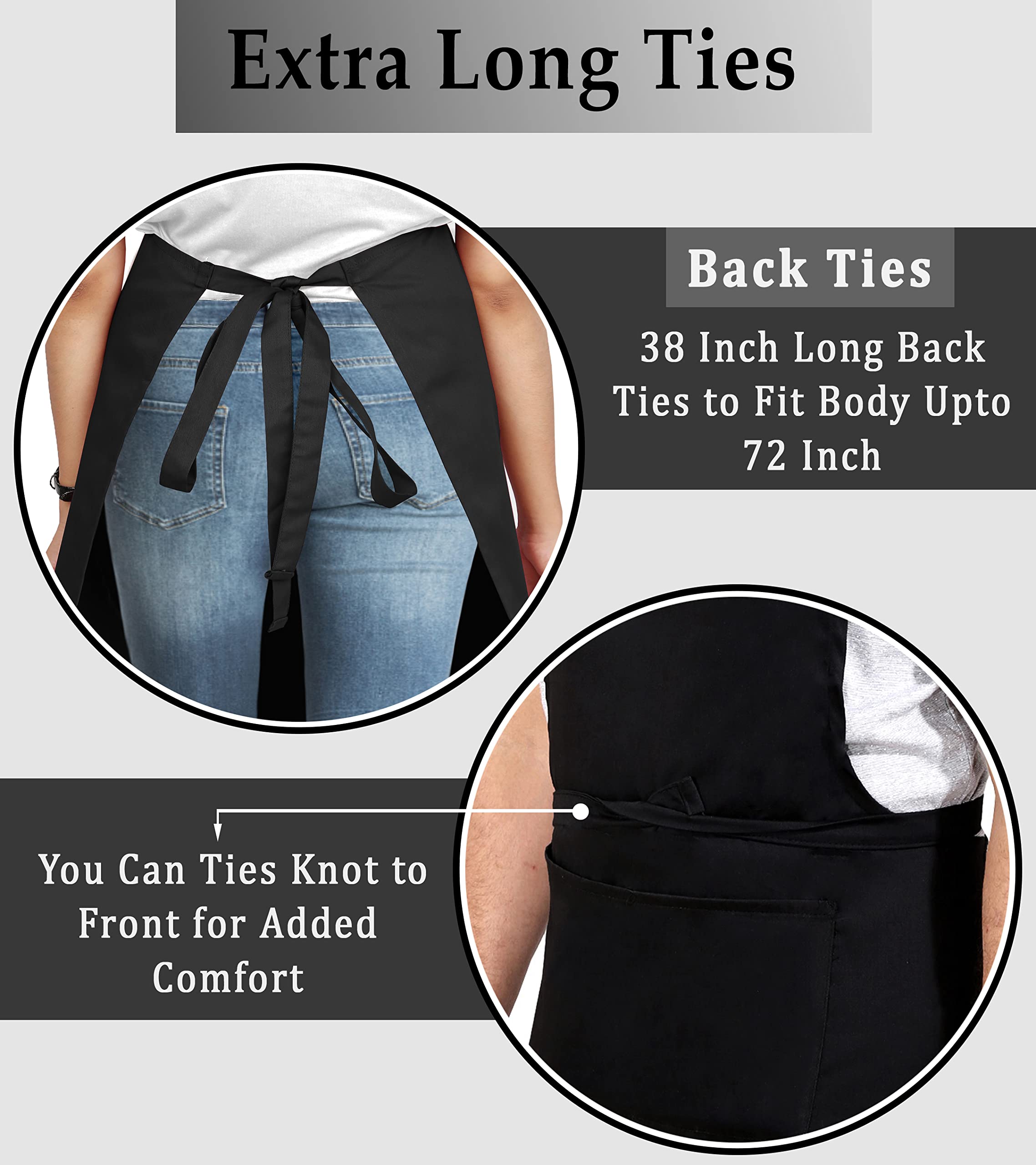 RUVANTI black apron at a kitchen barbecue setup, versatile for cooking