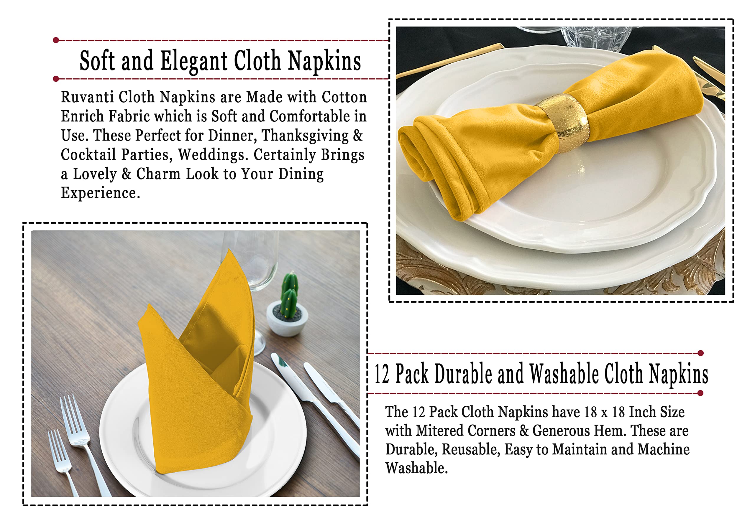 Ruvanti OEKO-TEX certified napkins ensure safe textiles