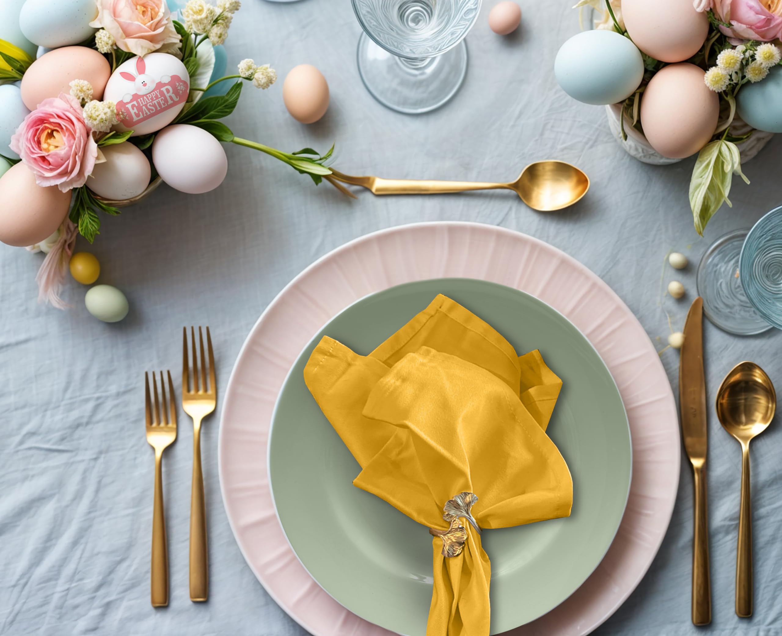 Ruvanti napkins are washable and reusable for busy homes