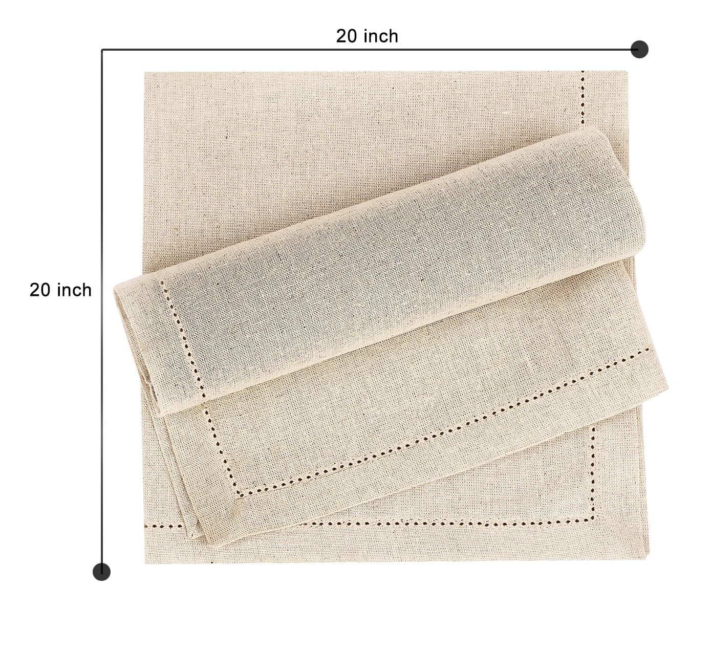 Ruvanti napkins are machine washable for easy care