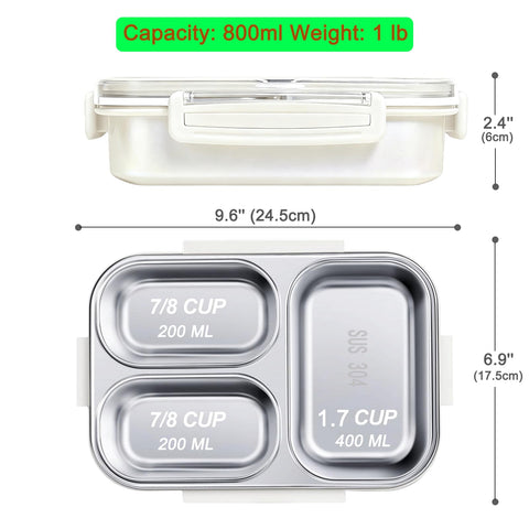 RVPYK removable stainless tray for easy cleaning after meals.