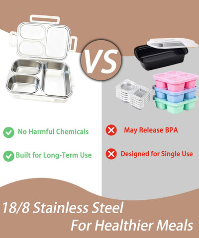 RVPYK soft white bento box design suitable for various settings.
