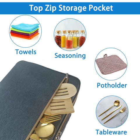 Dual handles provide stable, comfortable carrying