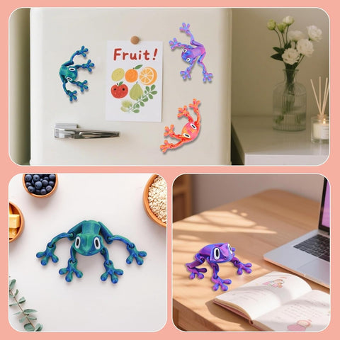 RWSEFK candy pink cherry blossom frog highlights vibrant color for kitchen or dorm decor.