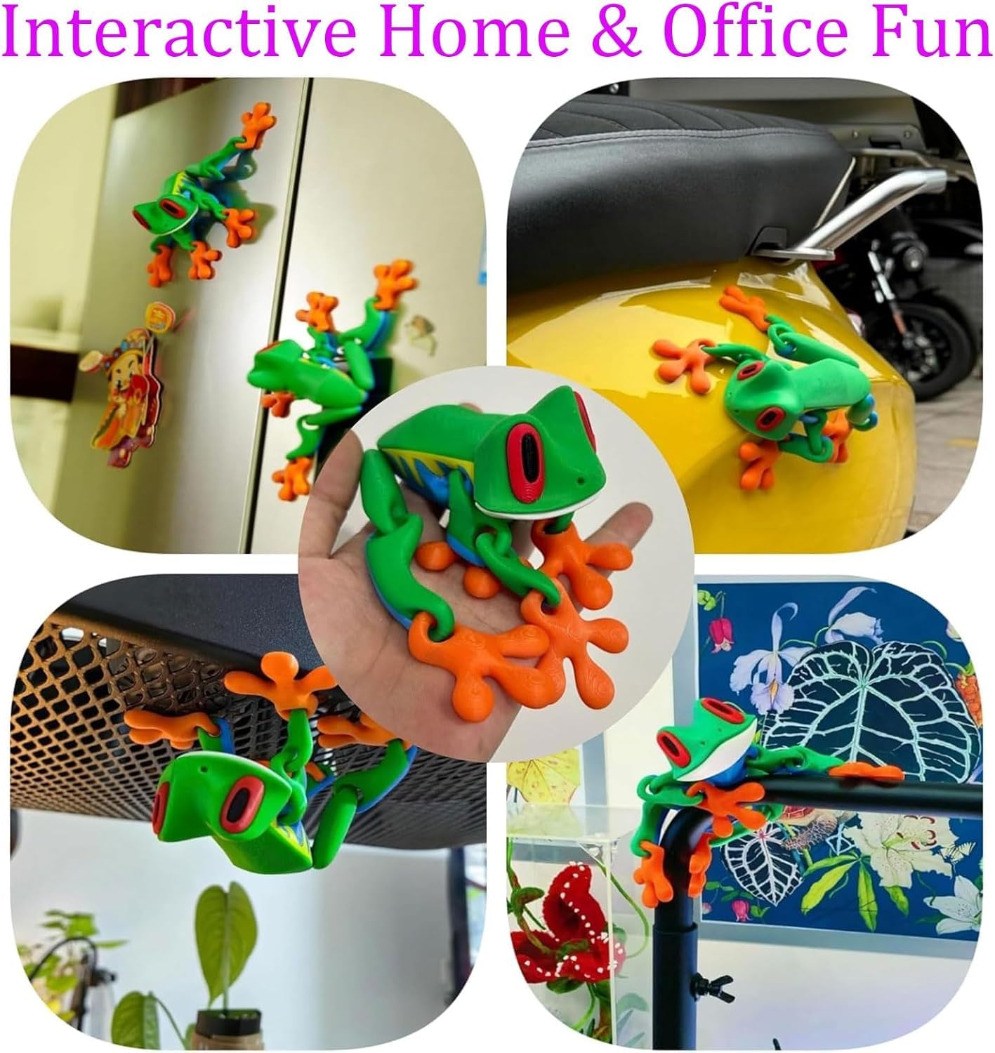 RWSEFK lightweight smooth-finish frog magnet makes a collectible art piece.