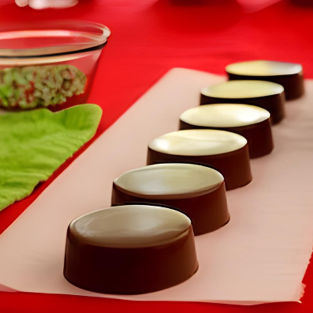 Easy-release design helps cookies and chocolates release cleanly.