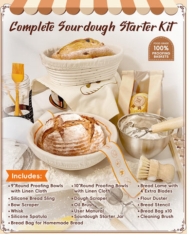 RYMTOX oval proofing basket with spiral pattern aids dough handling