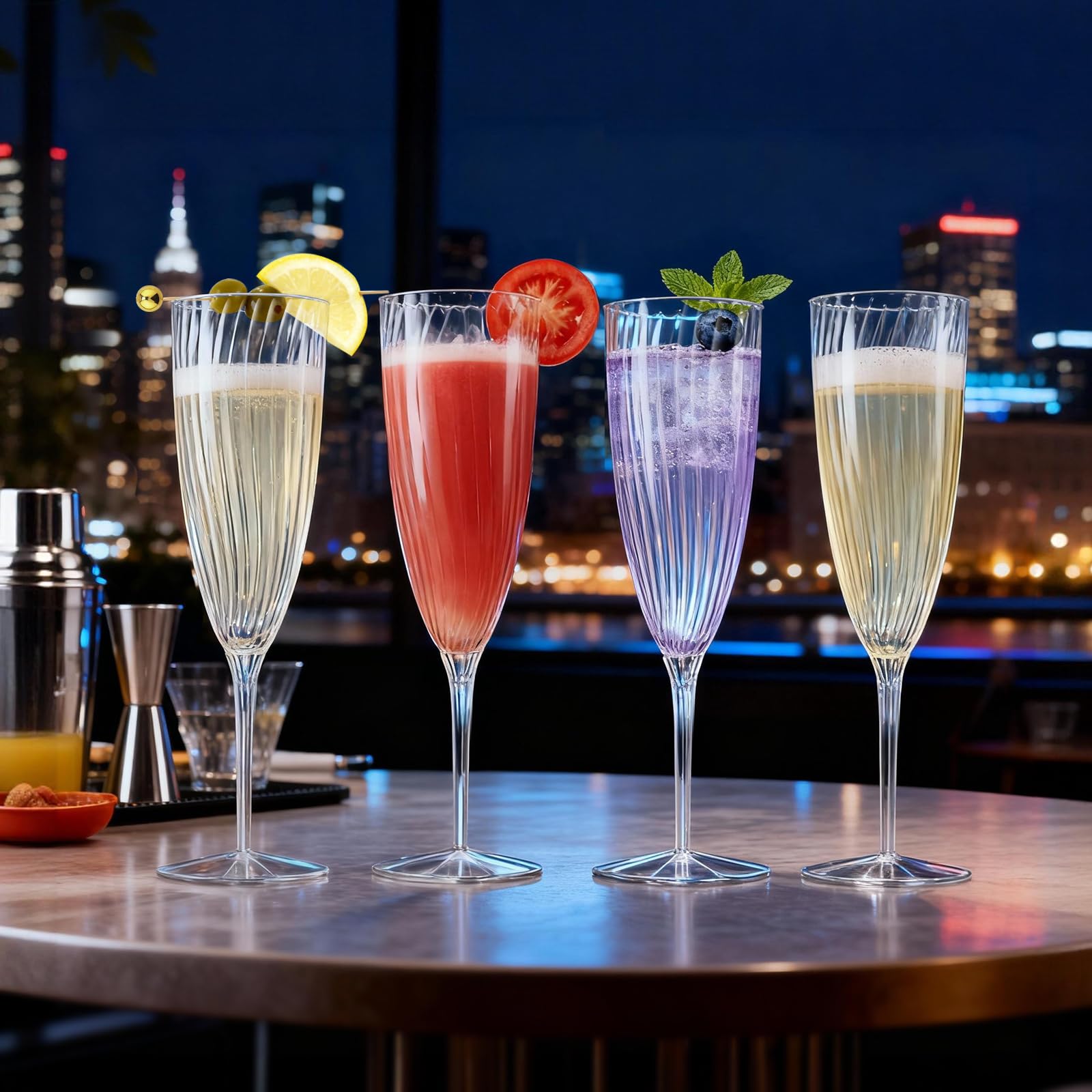 RYTOXILO 6-ounce capacity fits standard sparkling beverages.