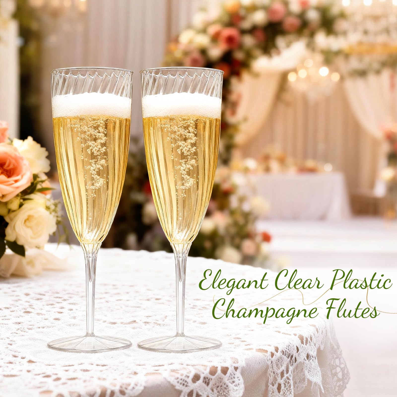 RYTOXILO outdoor-friendly flutes ideal for poolside celebrations.