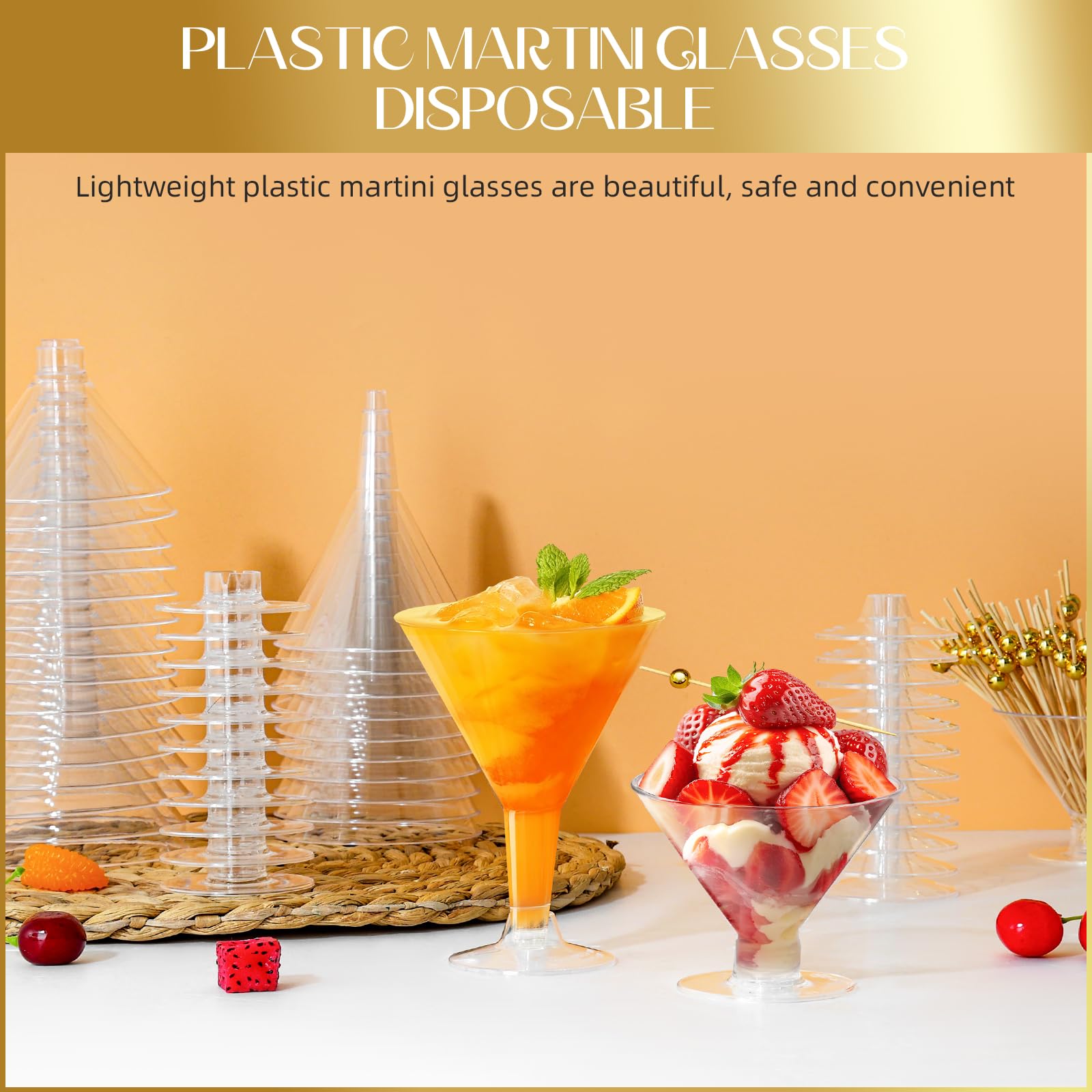 RYTOXILO party cup set ideal for weddings, buffets, outdoor events