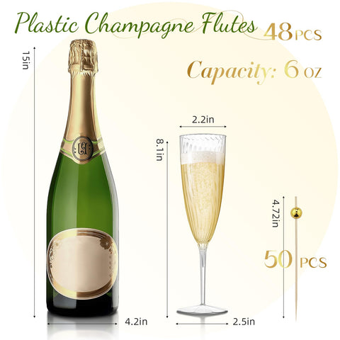 RYTOXILO ribbed flutes reveal bubbles at festive parties.