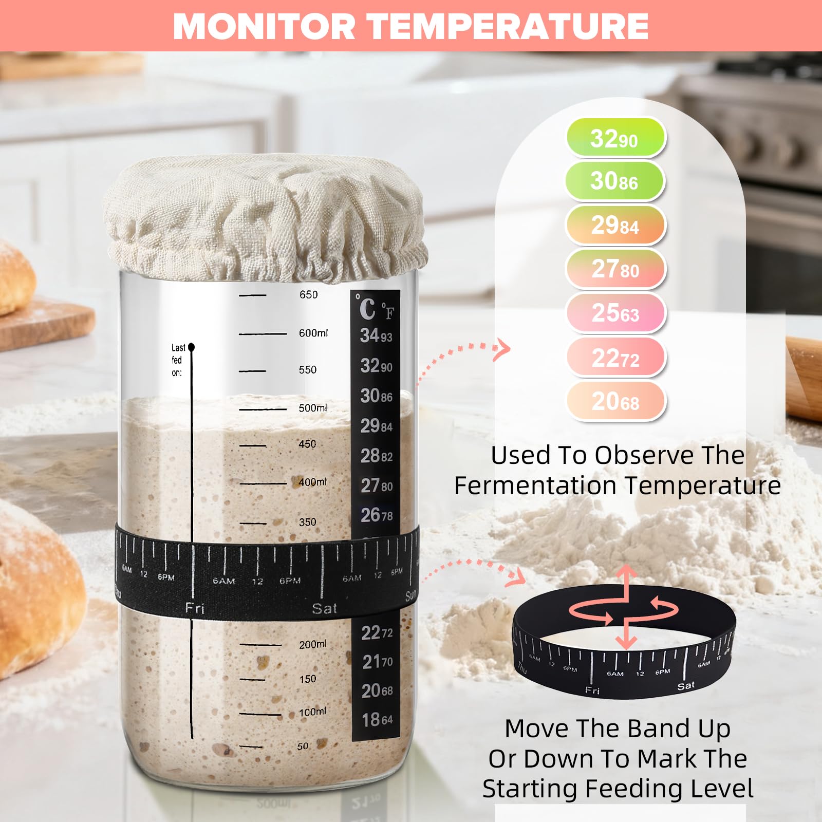 RYTOXILO silicone bread sling safely transfers dough to bake.