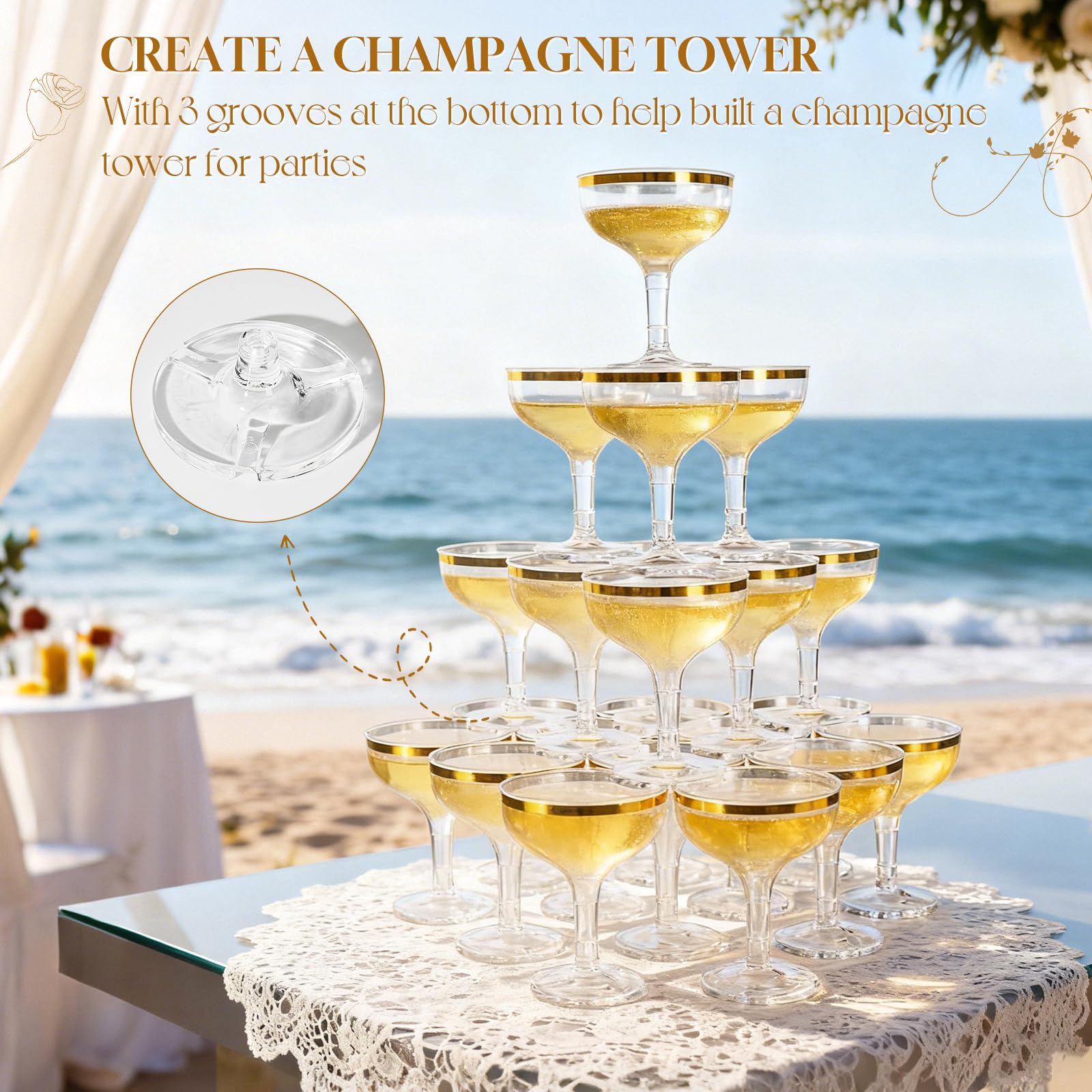 RYTOXILO wedding reception decor adds refined sparkle to celebrations.