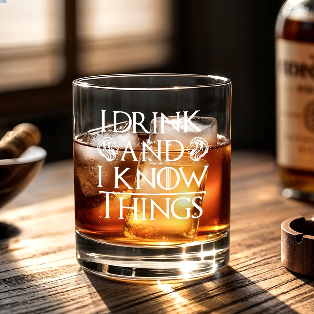 RZHV glass with ice-ready surface ideal for bourbon, scotch, or cocktails.