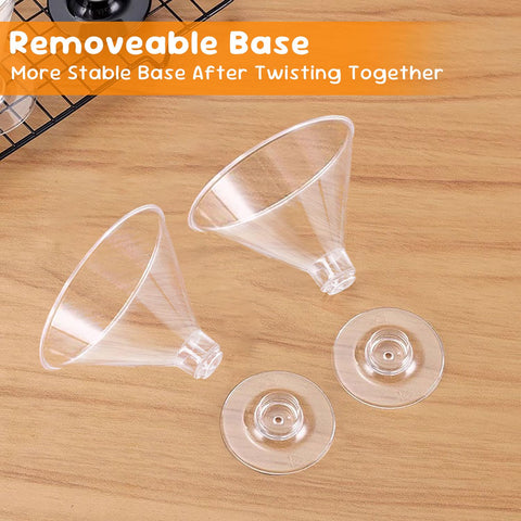 S8686S easy-assembly disposable glasses simplify setup and cleanup.