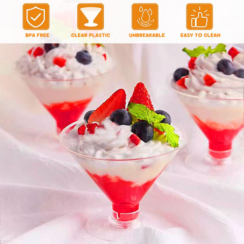 S8686S eco-friendly washable martini glasses for reuse after events.