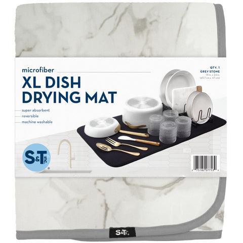 S&T INC. XL mat helps organize kitchen space for efficiency