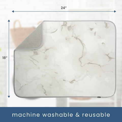 S&T INC. XL mat is reusable and machine washable for easy care