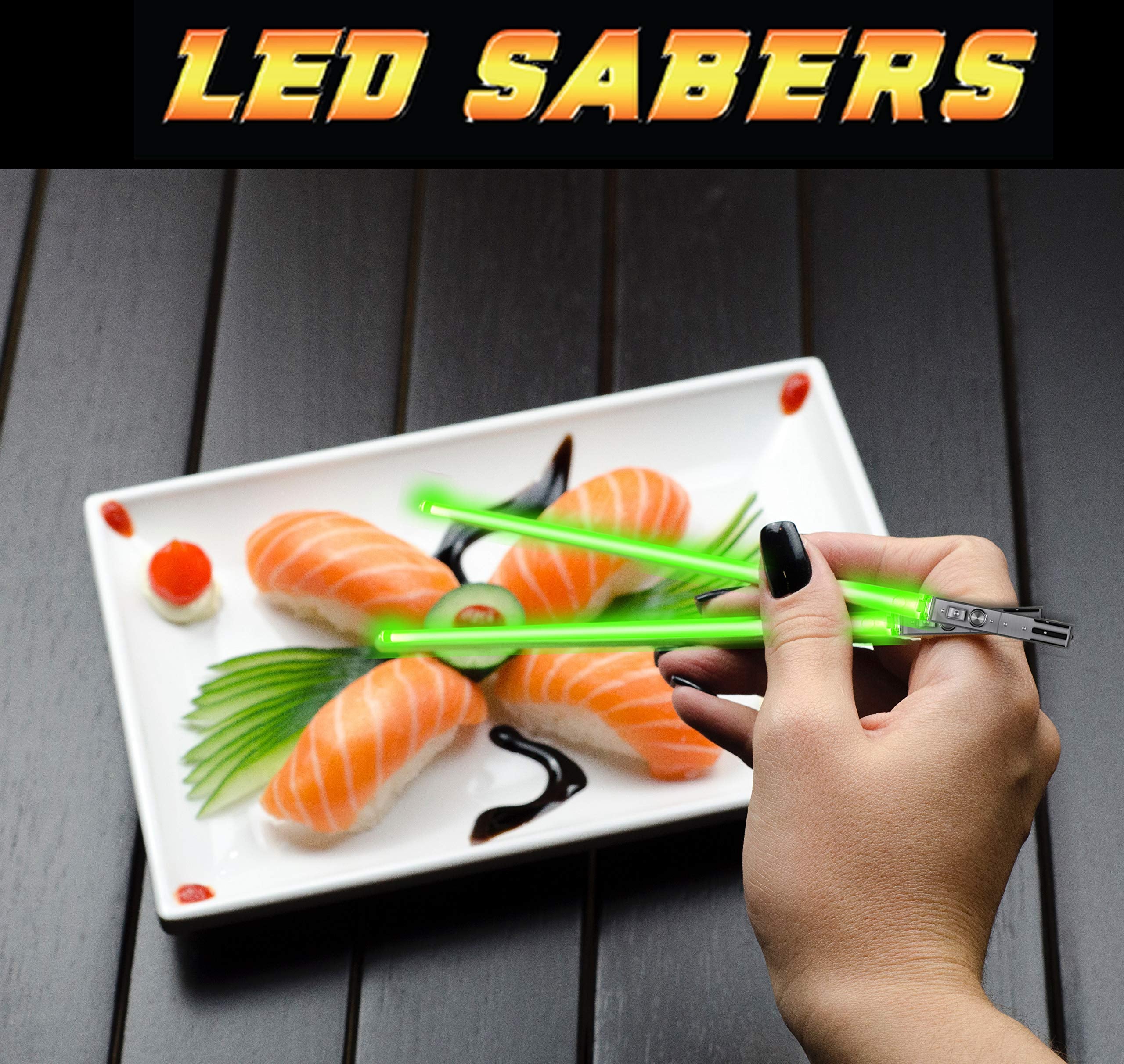 Saber Chops batteries included (3 LR41) for immediate use.