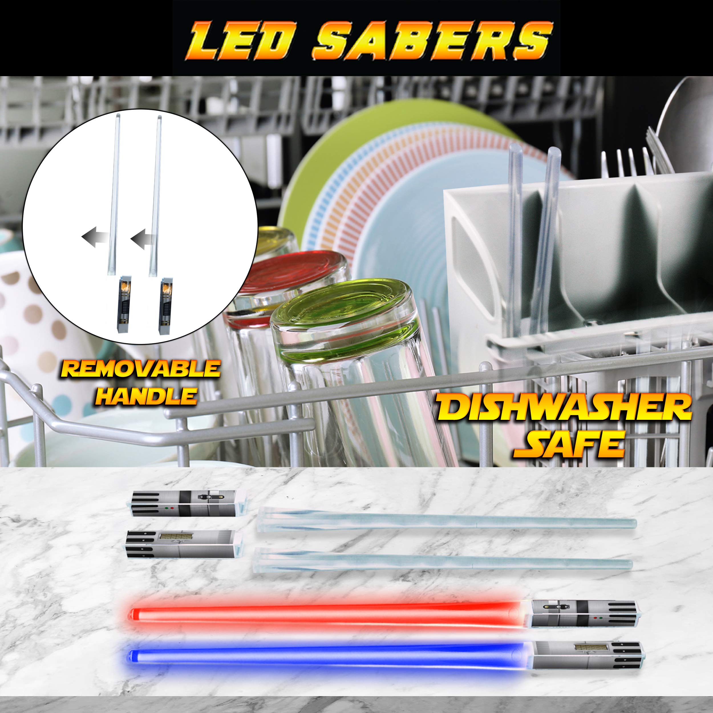 Saber Chops BPA-free plastic construction supports safer, reusable use.