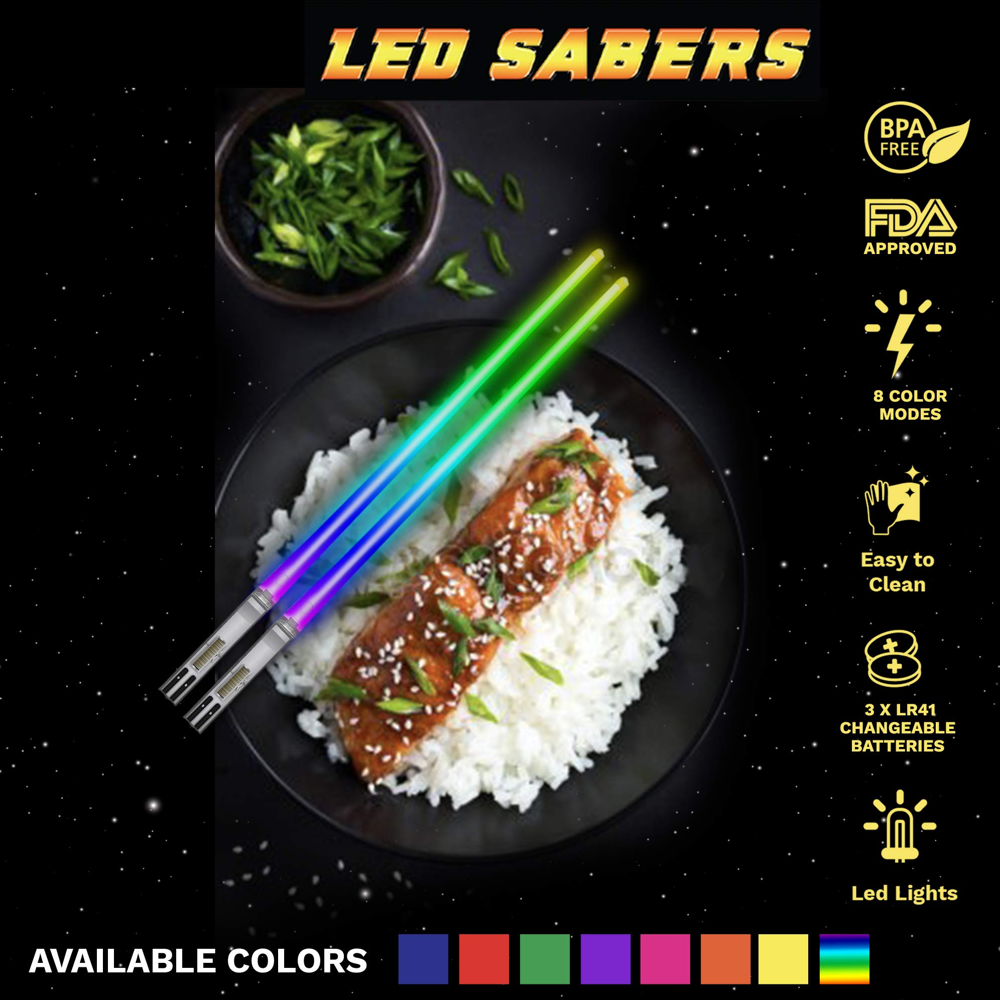 Saber Chops gift-ready set for Star Wars fans and food lovers.