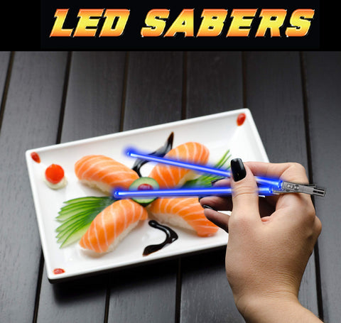 Saber Chops light-up chopsticks add fun to sushi nights and noodle bowls