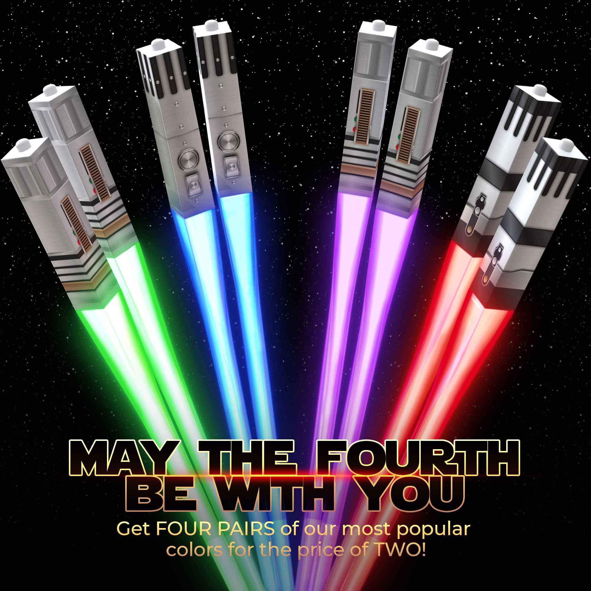 Saber Chops star wars kitchen accessory brightening tables and meals.