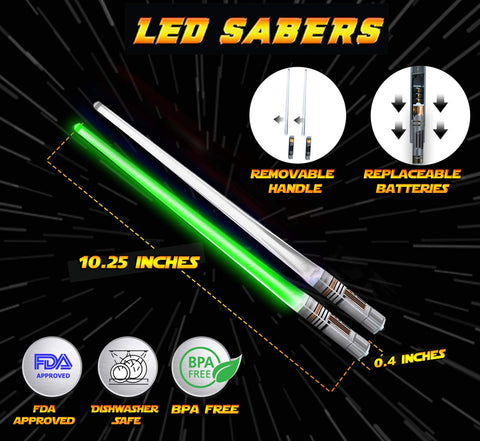 Saber Chops two-pair set is perfect for gatherings and gifts.