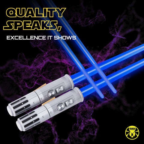 SaberSticks dual color LED mode demonstrates quick color switch