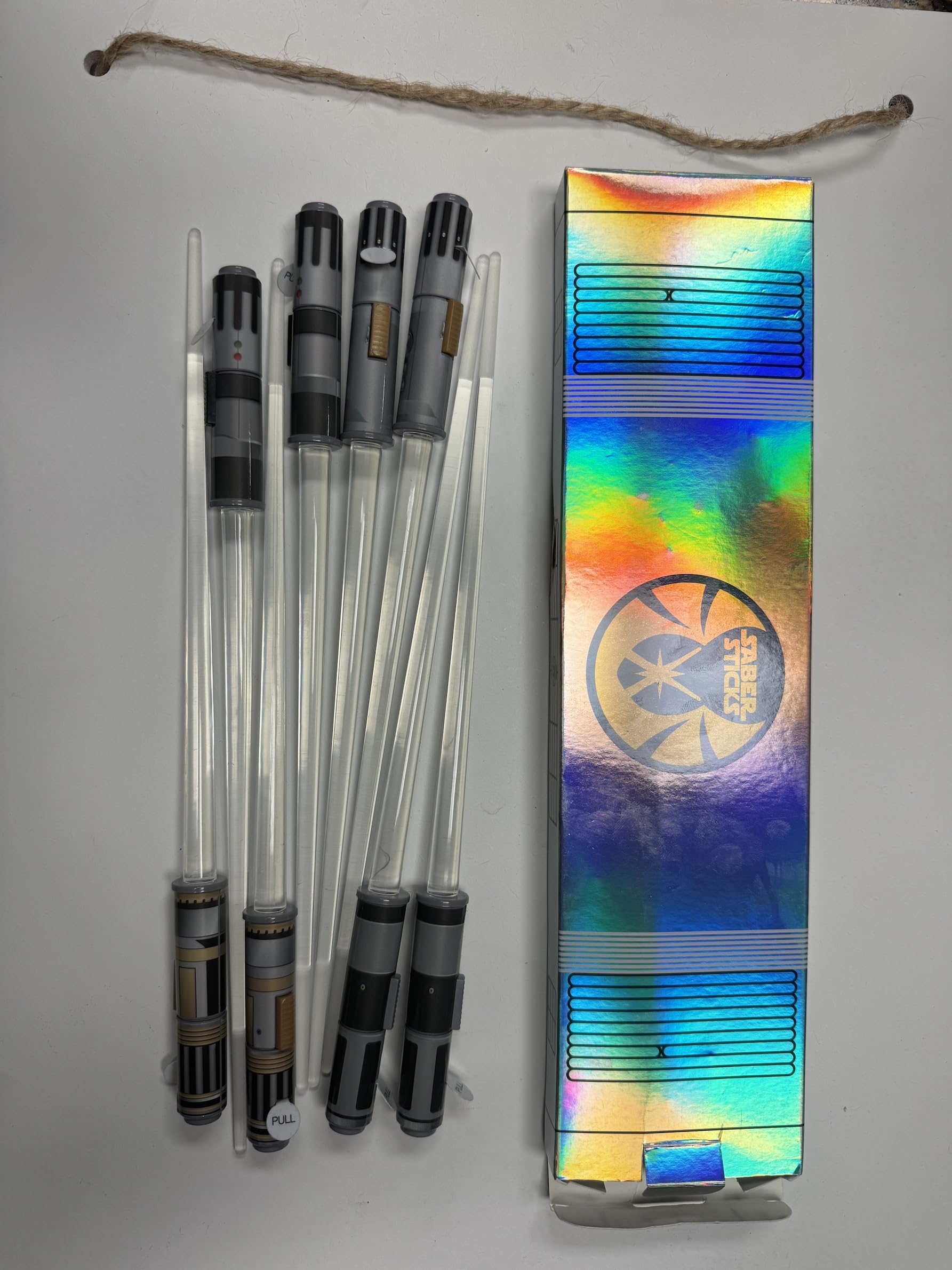 SaberSticks gift-pack option for sci-fi and kitchen gadget lovers