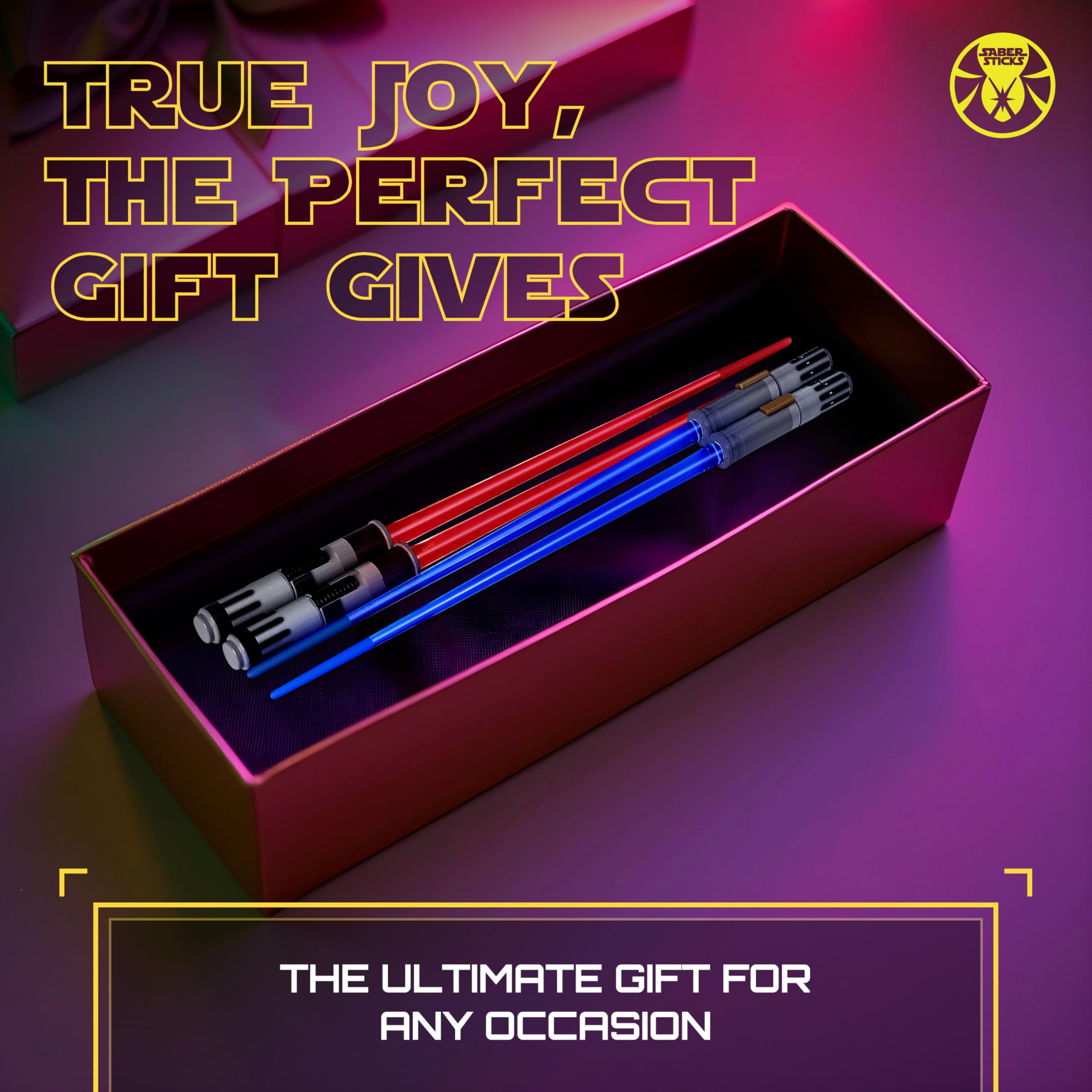 SaberSticks gift pack display ideal gift for sci fi lovers