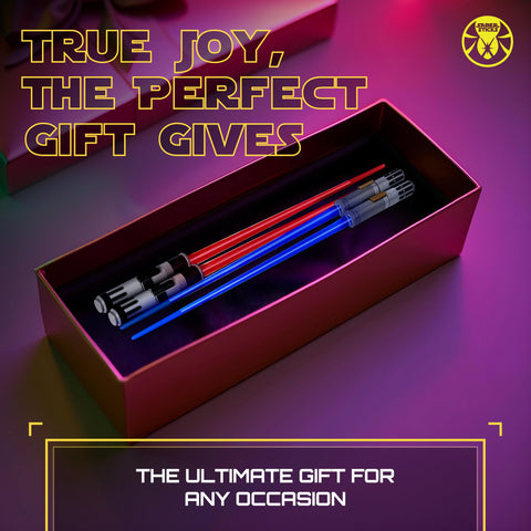 SaberSticks gift pack display ideal gift for sci fi lovers