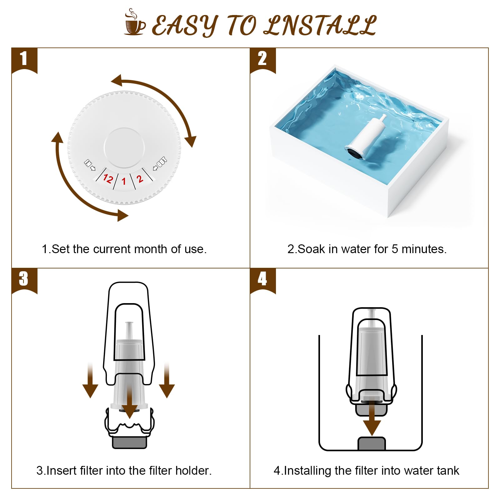 Sabethe BES920 Dual Boiler filter reduces limescale buildup.