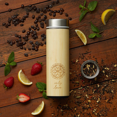 Sacred Lotus Love supports both coffee and tea brewing with infuser.
