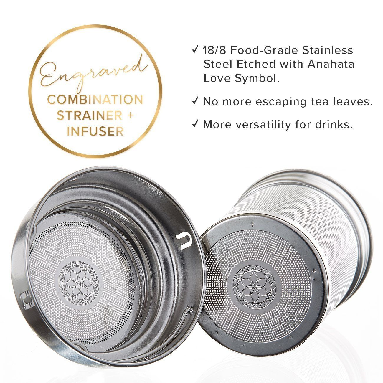 Compact Sacred Lotus Love tumbler design fits travel bags and cup holders.