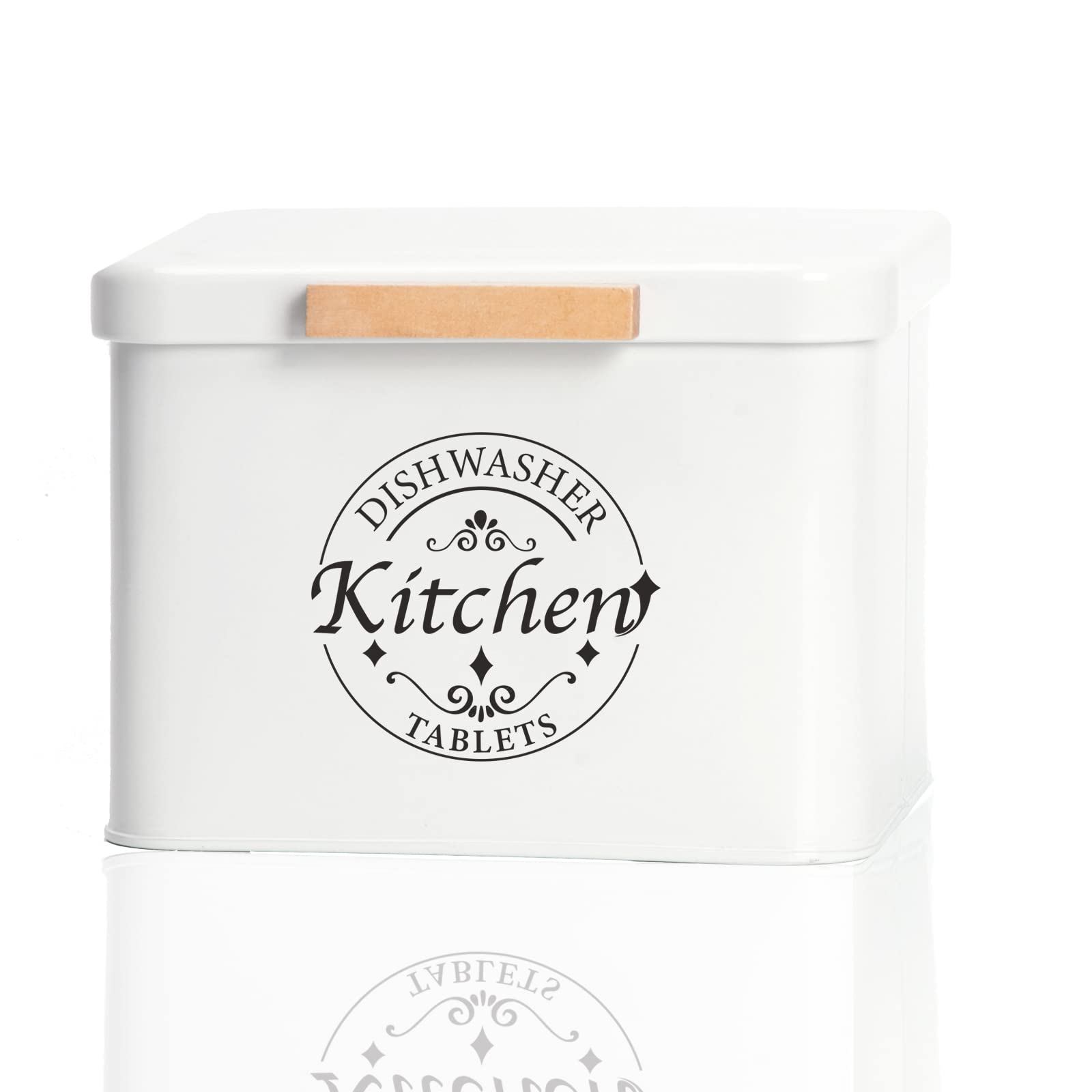 SACREDDAY dishwasher pod container with hinged lid keeps pods fresh and organized