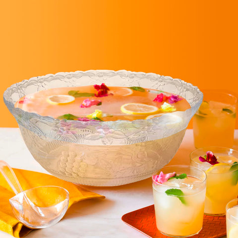 SADAS disposable-punch-set stacks easily for holidays and outdoor parties