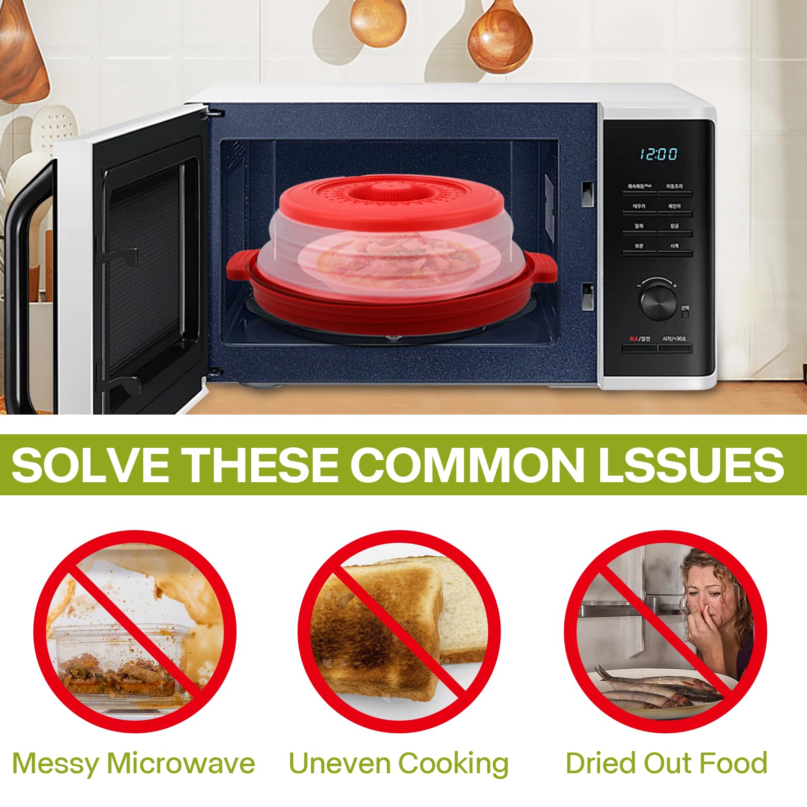 Saebume anti-scald base plate keeps hands safe when lifting hot meals