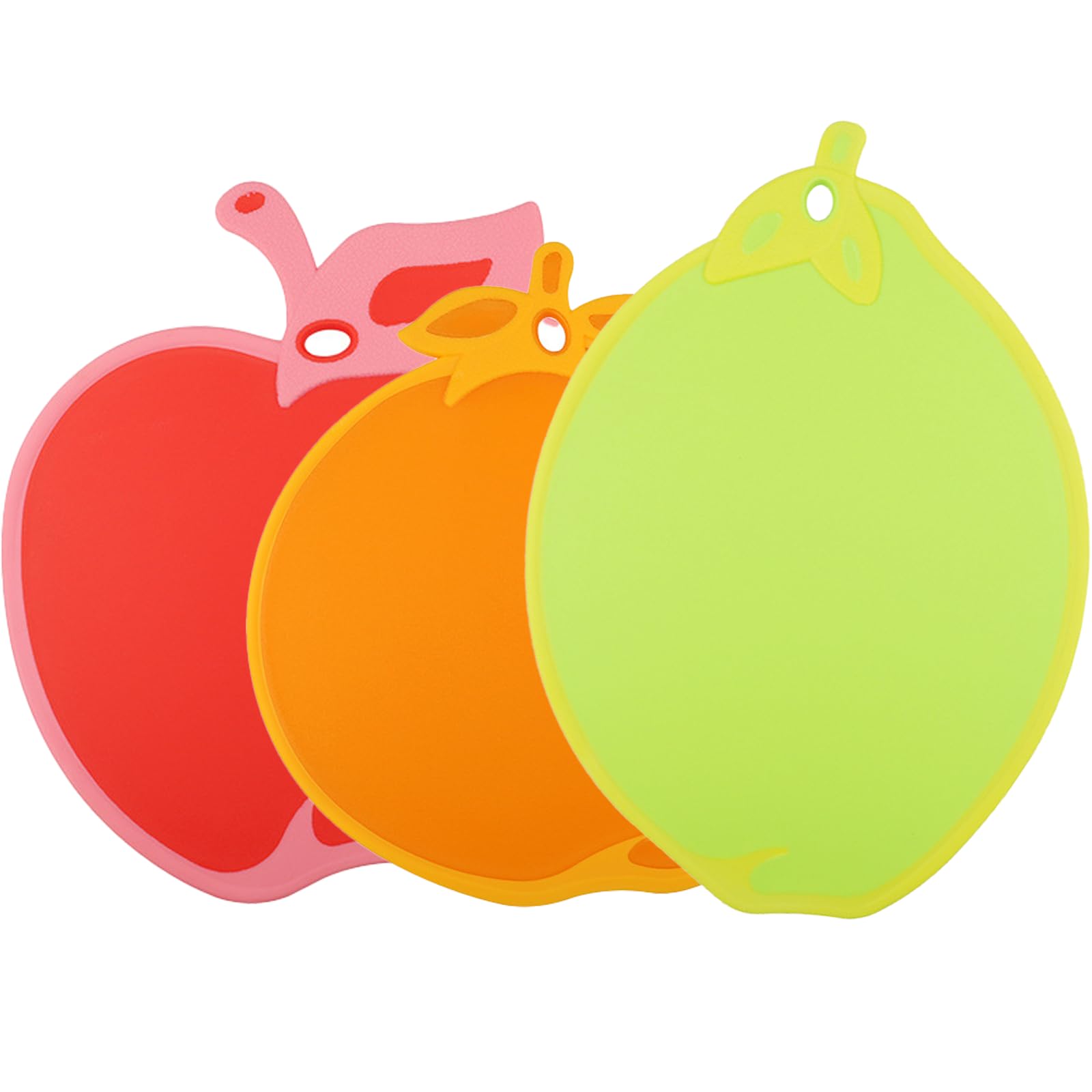Saebume apple-shaped cutting board with sturdy prep surface for quick fruit tasks