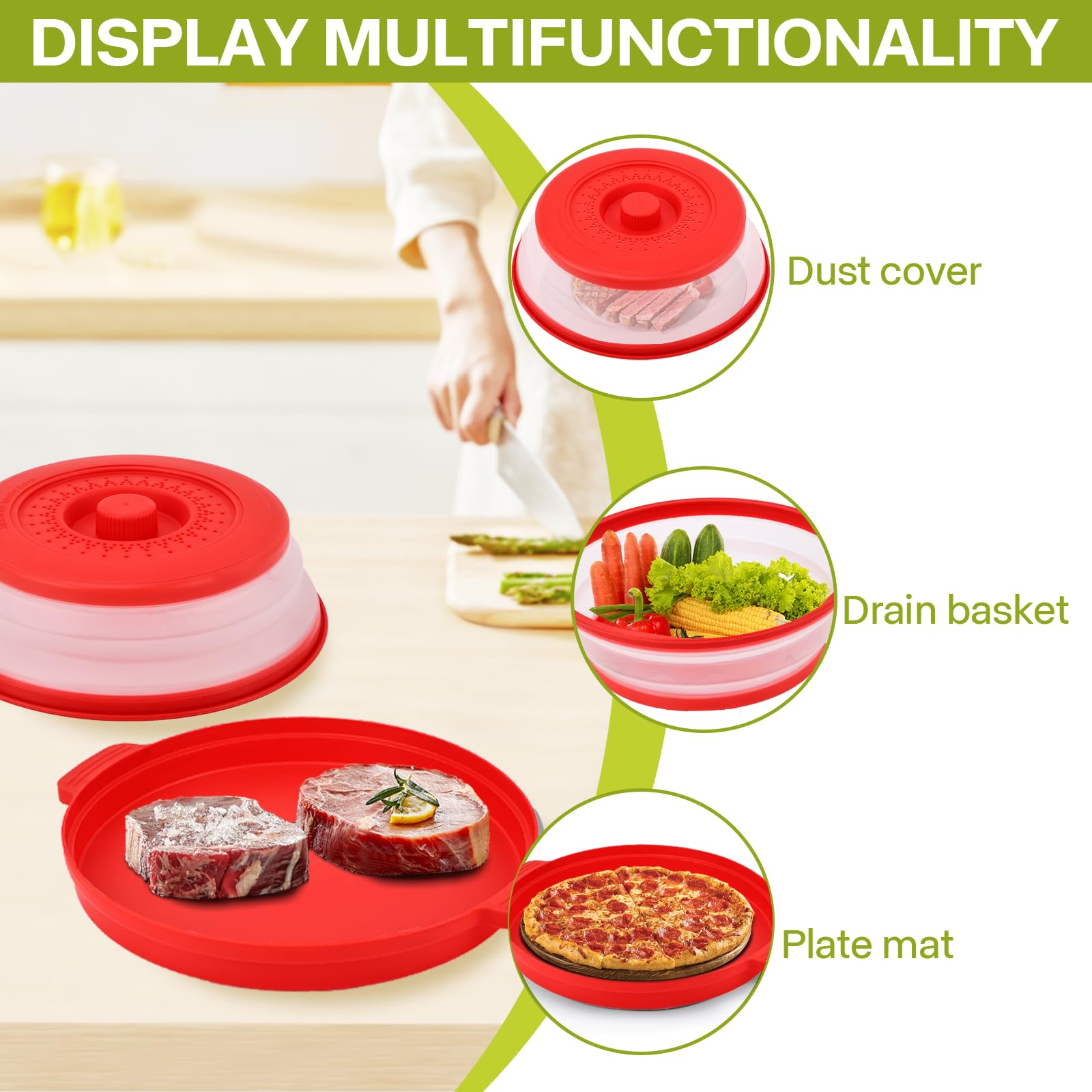 Saebume BPA-free plastic and silicone ensure safe, durable use