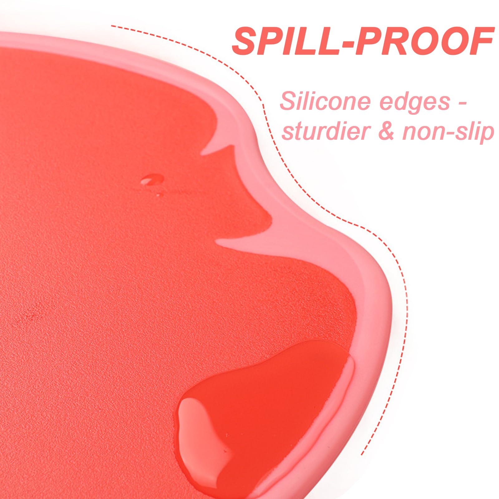 Saebume lime-shaped cutting board keeps juices contained with silicone stability