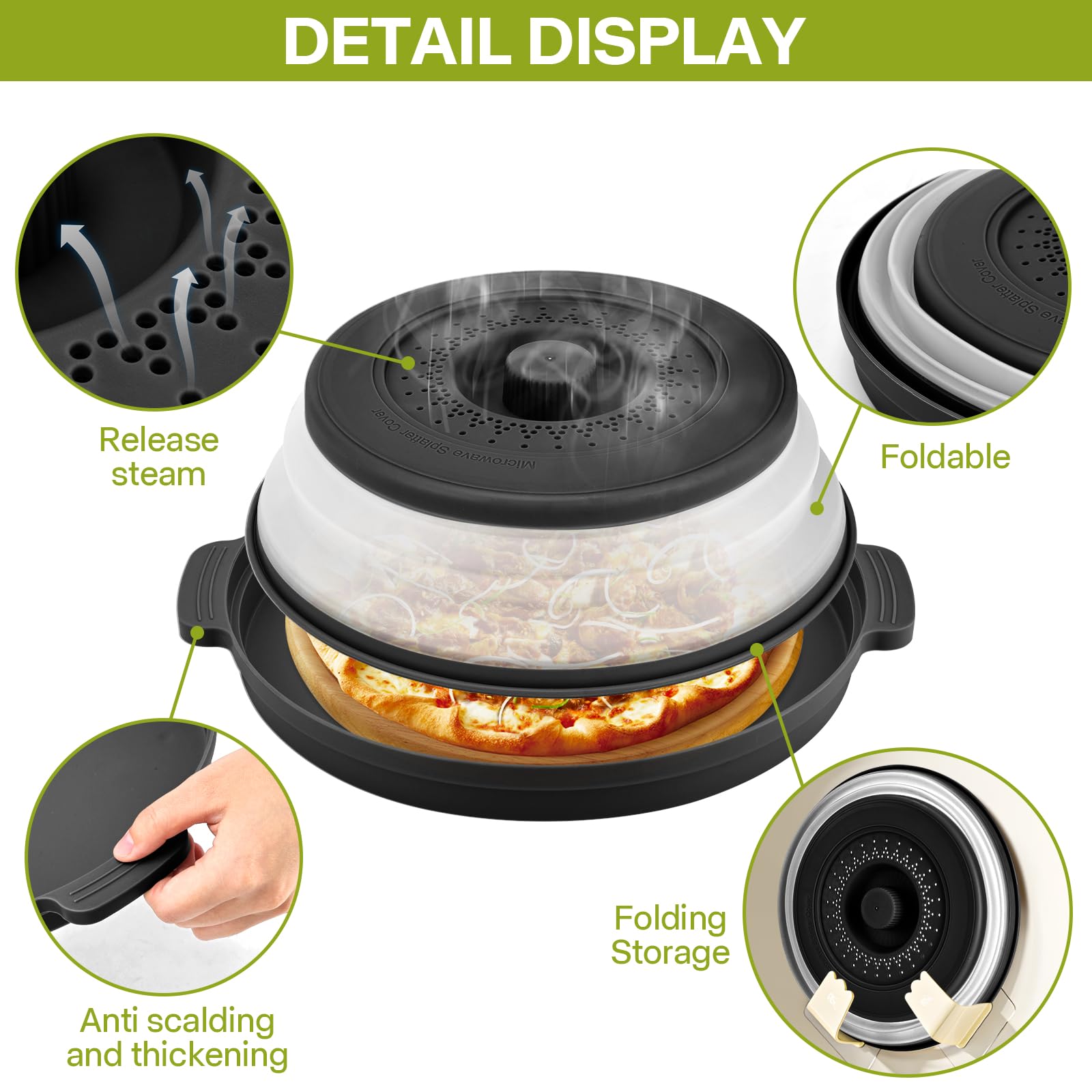 Saebume BPA-free materials withstand heat up to 464°F for safe reheating.