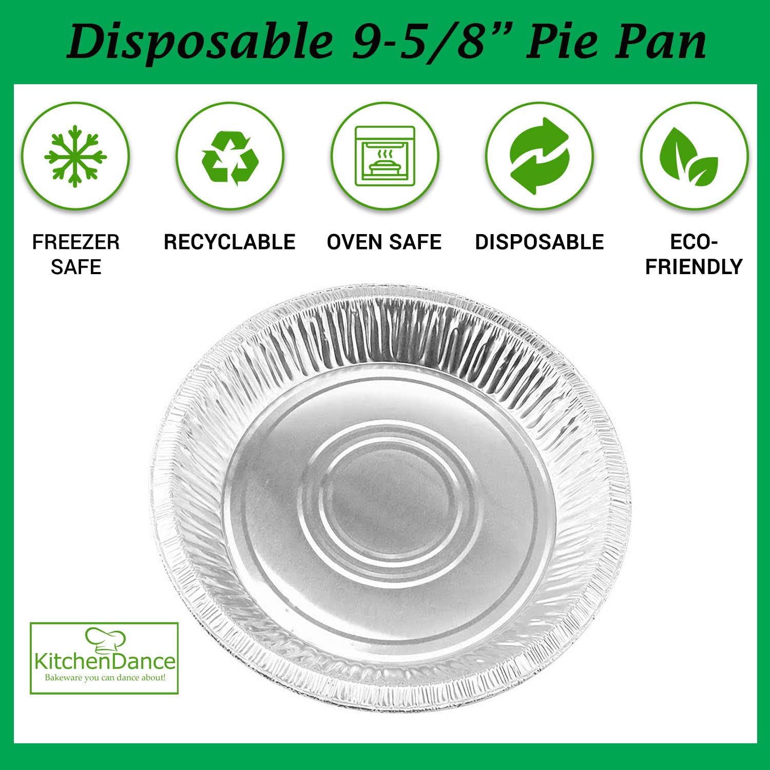 Safca KitchenDance bottom diameter 7 inches for balanced pies