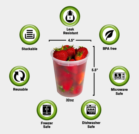 SafeWare leakproof containers keep liquids contained for on-the-go meals
