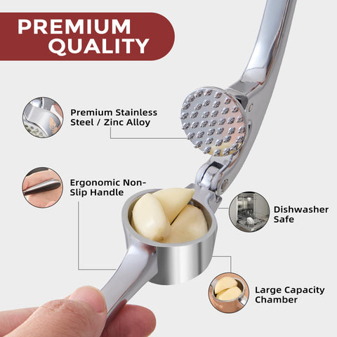 SAFI garlic press set compact design for easy storage