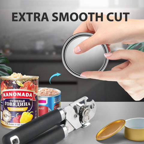 Safring can opener easy-clean storage design for wall hanging and quick access.