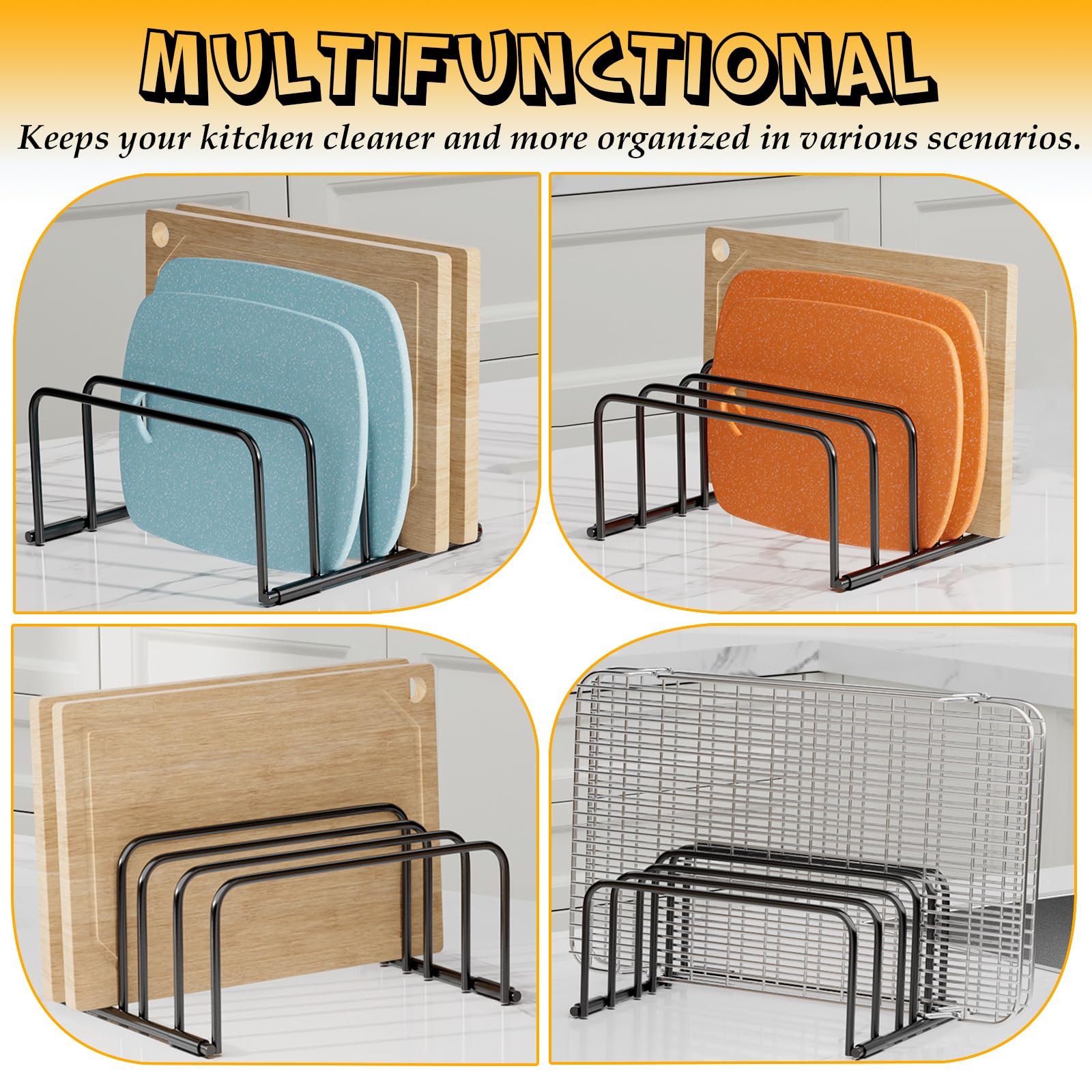 SAGLAU fits inside cabinets or on countertops, freeing counter space